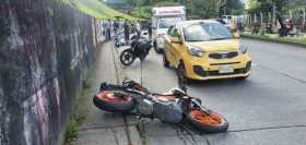 Motociclista falleció tras impactar con un muro en Manizales
