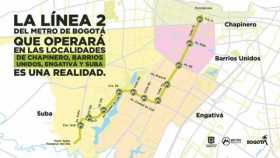Bogotá anuncia construcción de segunda línea de metro sin comenzar la primera