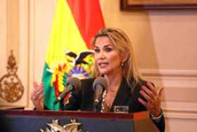 Foto | EFE | LA PATRIA Ordenan arrestar a la expresidenta interina de Bolivia, Jeanine Áñez, por la crisis del 2019