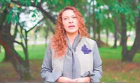Jineth Bedoya presentó su campaña Las mariposas violeta para hablar de las víctimas y sobrevivientes de violencia sexual que mot