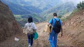 Transbordaron las vacunas en el corregimiento de San Bartolomé (Pácora)