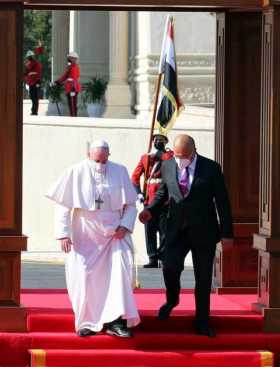 Francisco es el primer pontífice que visita Irak. 