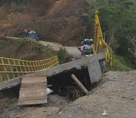 Este paso se encontraba cerrado desde el  pasado 8 de marzo, pero tras visitas técnicas se determinó demolerlo para determinar q