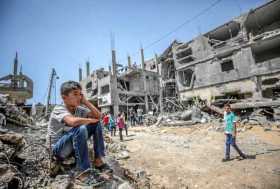Foto | EFE | LA PATRIA En Gaza 74 edificios públicos quedaron reducidos a escombros.
