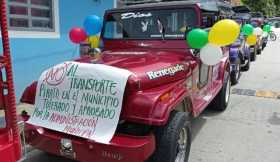 En Manzanares se unieron a la jornada de paro nacional 