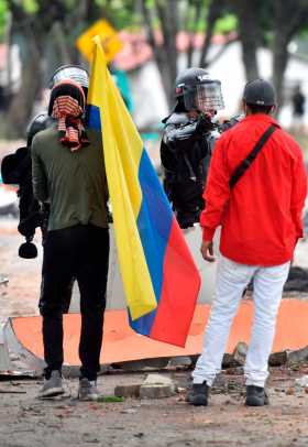 Las protestas comenzaron en Colombia el pasado 28 de abril contra la ya retirada reforma tributaria del Gobierno, pero se prolon