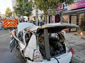 El vehículo se dirigía por la Avenida Santander, de occidente a oriente, a la altura de la calle 47.