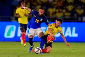 Con la jornada a favor: Colombia empató 0-0 con Brasil