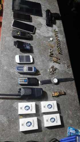 Parte de lo recuperado. Fotos de la Policía