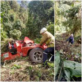 Foto| Bomberos| LA PATRIA La emergencia de ayer la atendieron Bomberos Villamaría, ByR, Hospital San Antonio y Policía.