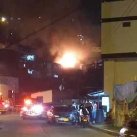 Incendio en Manizales