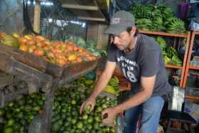 Foto | Freddy Arango | LA PATRIA  Jhon Jaime Restrepo, comerciante de La Galería, comentó que el kilo de papa vale $5 mil, el añ