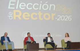 En la candidatura quedan, el rector de la U, Alejandro Ceballos; el secretario de Educación departamental, Fabio Arias, y la dec