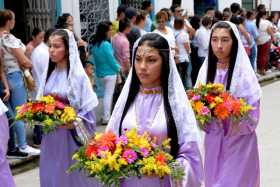 Programación de la Semana Santa en la parroquia Inmaculada Concepción de Salamina