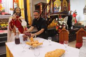 En Pensilvania (Caldas) celebraron la Última Cena