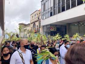 Así celebra el Domingo de Ramos en Caldas