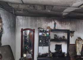 Descuido con una veladora ocasionó incendio en vivienda en Manizales 