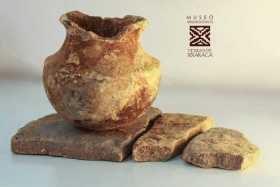 Esta es una pieza arqueológica que hizo llegar la comunidad al Museo Arqueológico Tierras de Xixacara, de Quinchía (Risaralda).