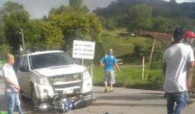 Motociclista murió tras chocar con camioneta en Aranzazu (Caldas)