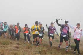 Cerca de 450 corredores participan de la maratón del Nevado del Ruiz