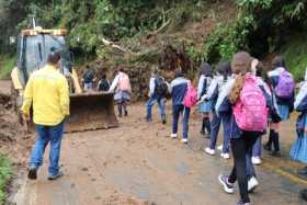 Incomunicada Manizales con el oriente de Caldas debido a los derrumbes de las últimas horas