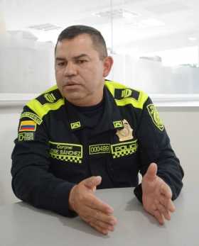 Foto| Freddy Arango| LA PATRIA Coronel José Arturo Sánchez Valderrama, nuevo comandante de la Policía Caldas. Es huilense, casad