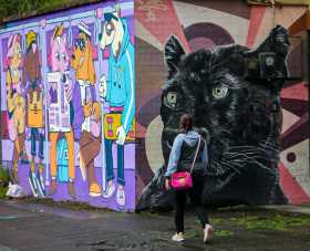 Entre rayones y arte urbano