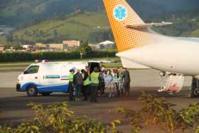 traslado en avión medicalizado del alcalde de Risaralda