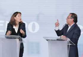 Ingrid Betancourt y Gustavo Petro