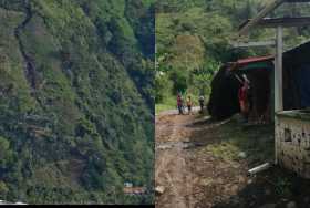  Roca de casi dos metros cayó sobre viviendas del Romeral en Manzanares