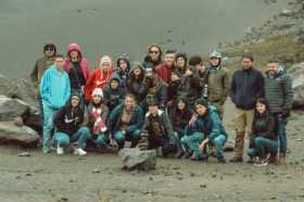 Los miércoles son de clases en el Volcán Nevado del Ruiz