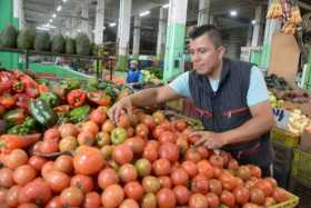 Foto | Freddy Arango | LA PATRIA El limón tahití, el tomate chonto, la cebolla de huevo, y la papa, entre los productos que baja