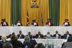 Jueces de la Suprema Corte de Kenia.