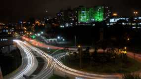 Momentos nocturnos de Manizales