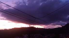 Atardecer de domingo en Manizales 