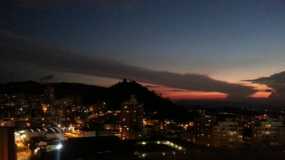 Atardecer de febrero en Manizales