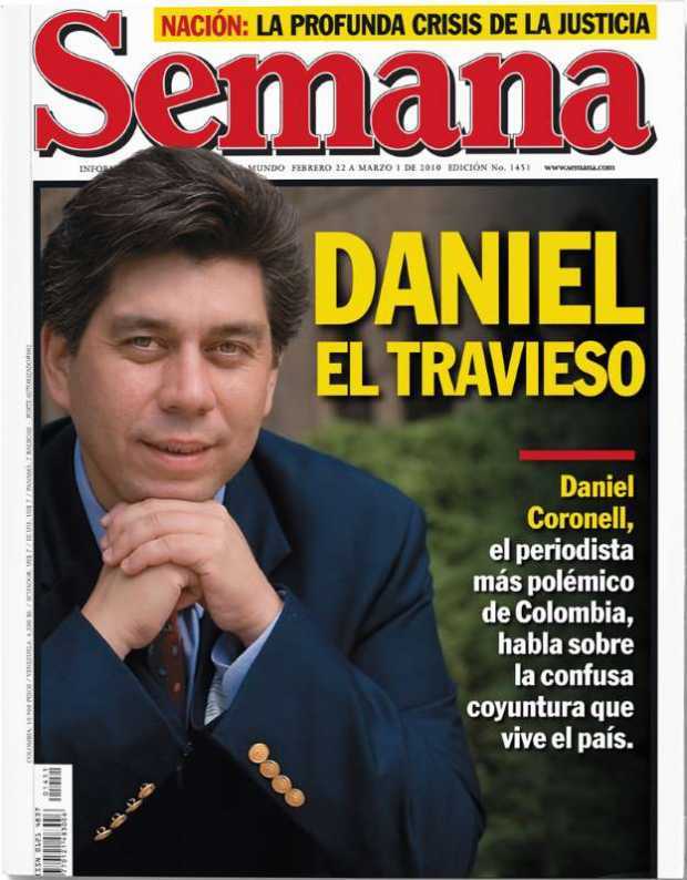 Portada de Semana dedicada a Daiel Coronell