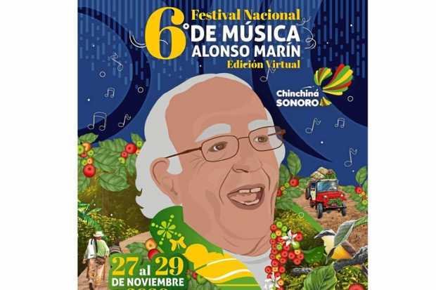 Hasta mañana se realiza la sexta edición del Festival Nacional de Música Alonso Marín, de Chinchiná, que esta vez se transmite p