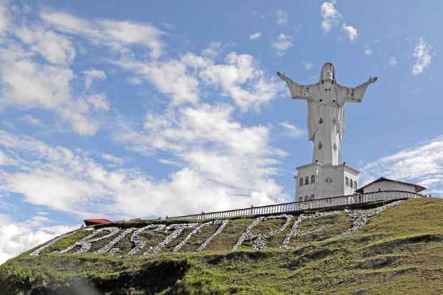 El Cristo Rey, el mayor atractivo turístico del municipio de Belalcázar, en el suroccidente de Caldas, se encuentra deteriorado,