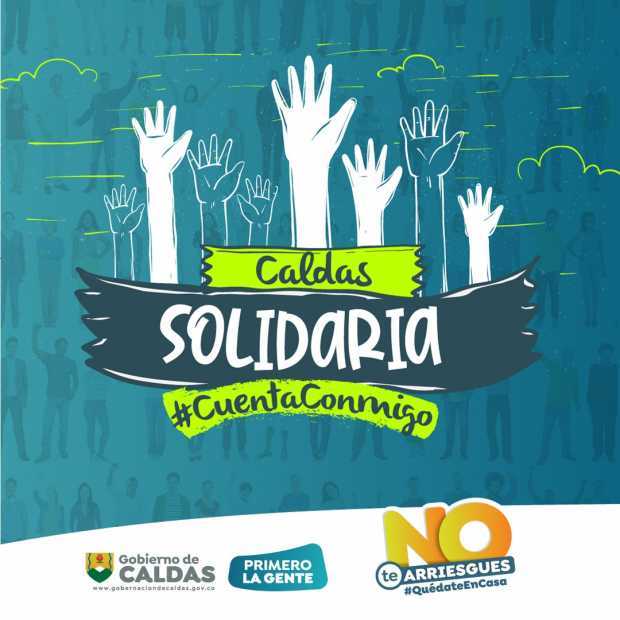 “Caldas solidaria”, la campaña que busca ayudar a los más vulnerables  de la región 