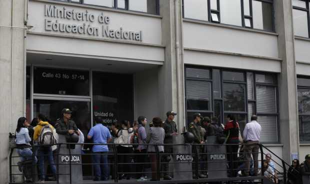 Protesta de docentes