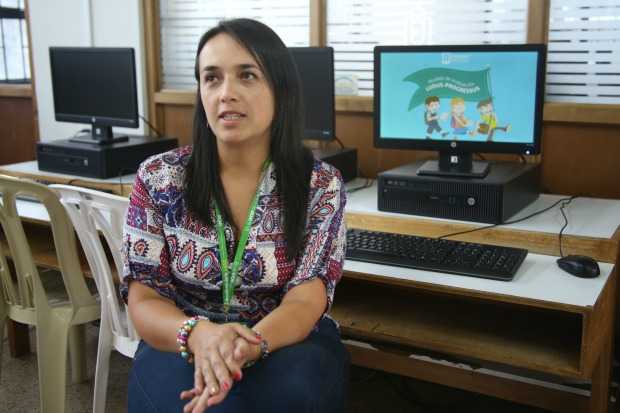Alejandra Agudelo, docente de la Licenciatura de Tecnología e Informática de la U. Católica de Manizales.