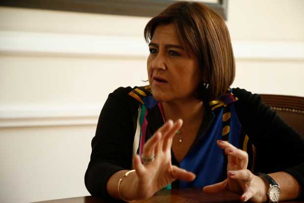 María Lorena Gutiérrez Botero, ministra de la Presidencia. María Lorena Gutiérrez Botero, ministra de la Presidencia.