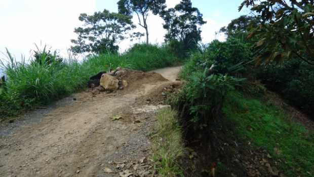Campesinos no han podido trasladar sus cultivos de espárrago y aguacate por mal estado de la vía. 