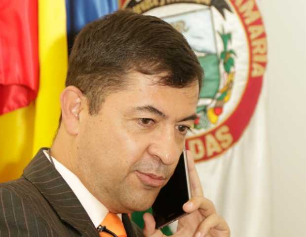 Juan Alejandro Holguín, alcalde de Villamaría