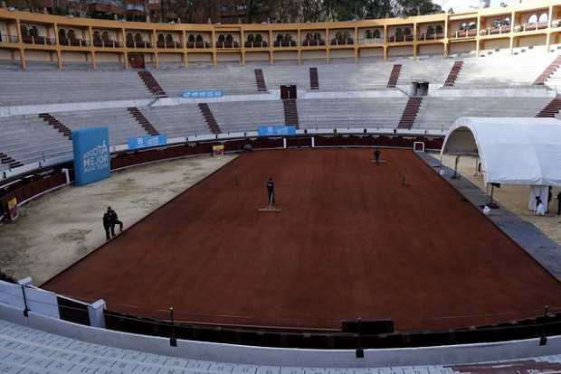 En la Plaza de La Santamaría se jugará la Copa Davis. 