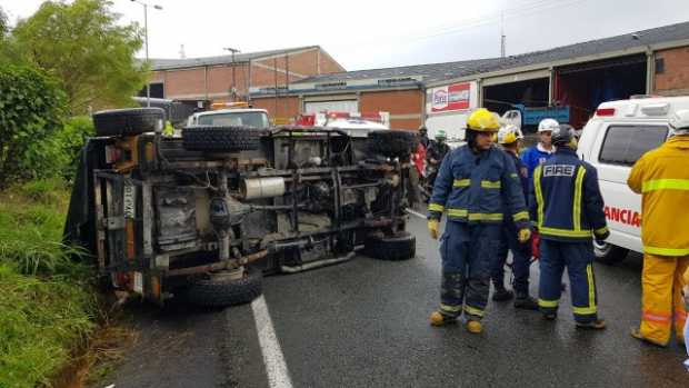 Accidente a las afueras de Manizales