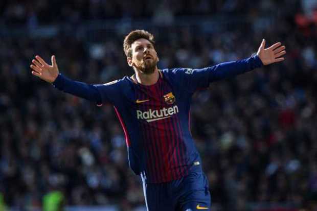 Messi marcó en el minuto 64. El segundo gol para el Barcelona.
