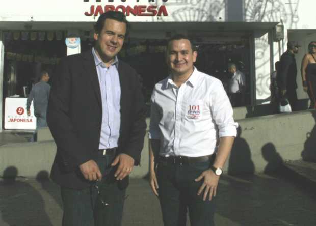 El presidente de la Cámara de Representantes, Rodrigo Lara Restrepo, estuvo ayer en la inauguración de la sede de campaña de Erw