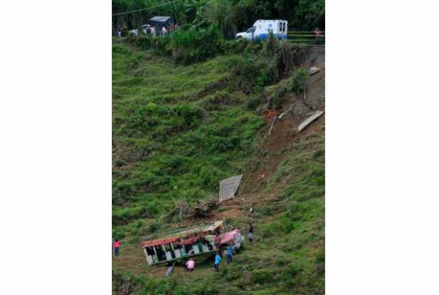 La tragedia viajó en chiva